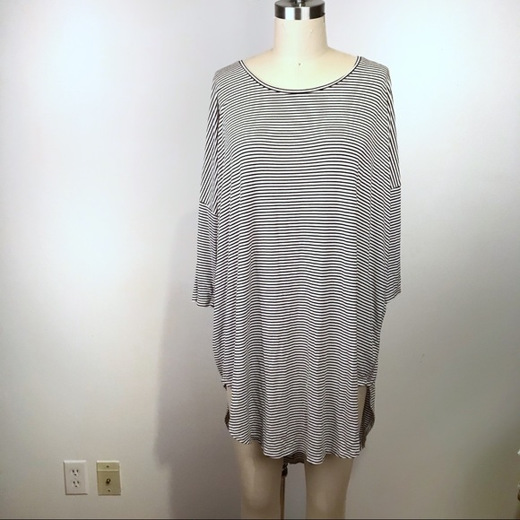 Anthropology FLOREA Oversize Striped Tunic Size M - Picture 2 of 6